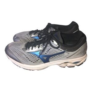 Mizuno Wave Rider 22 Running Shoes Size 12.5 Gray / Blue